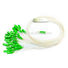 Divisor de fibra óptica, 1x8 divisor de fibra 1x16 1x32, divisor de plc com conector SC APC / UPC